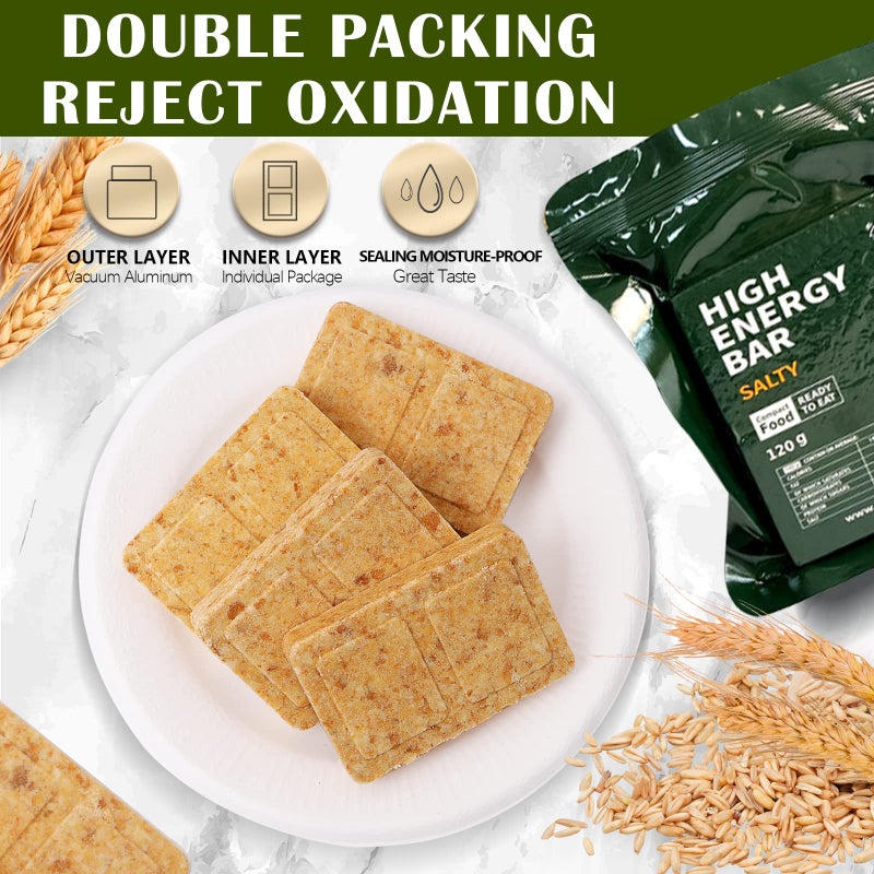 BDH Emergency Food Ration Bars, Pepper Flavor Survival Tabs Supply for Outdoor Camping Emergency Snowstorm Earthquake Disaster Preparedness Kit With Long Self Life - Image 2